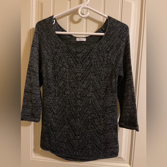 Reitmans Knit Gray Sweater - Picture 1 of 6